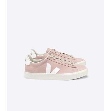 Women's Veja CAMPO NUBUCK Low Tops Sneakers Pink | SG 599SGL